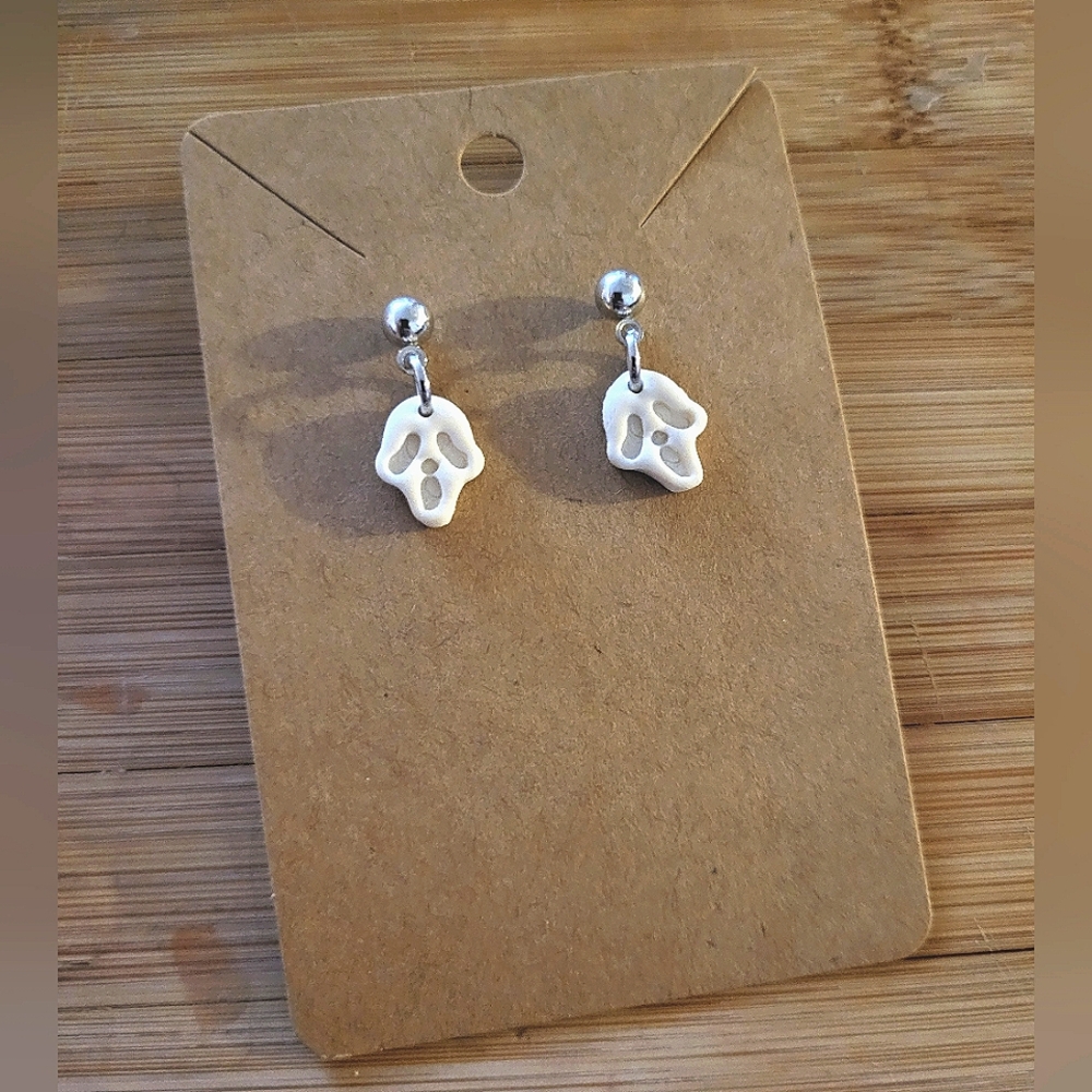 Scream Mask Earrings